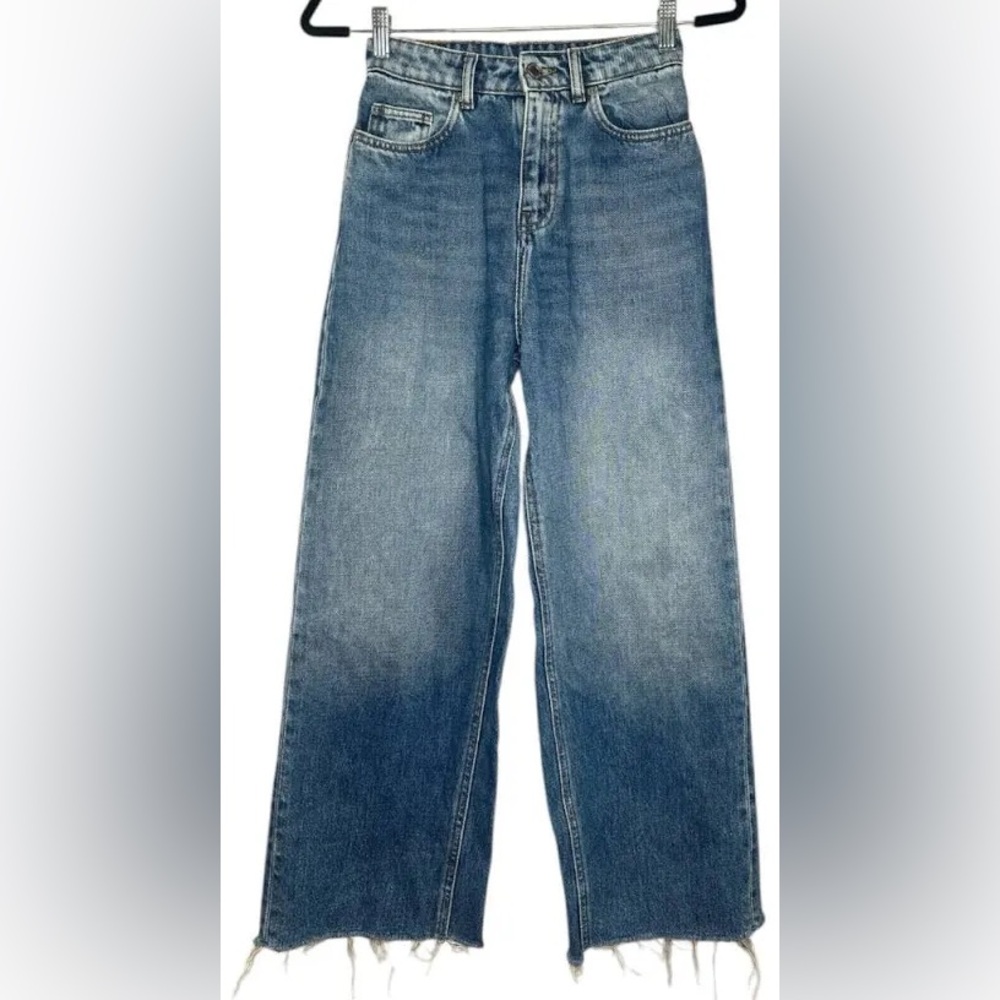 Frank & Oak Nina Wide Leg Jeans, size 26